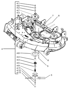 Part Location Diagram of 54-0010 Toro DISCONTINUED