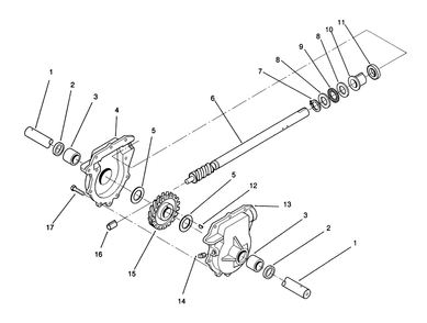 24" Auger Gearcase Assembly No. 74-1560 Diagram and Parts List for 38540 2000001 - 2999999 Toro Snow Blower