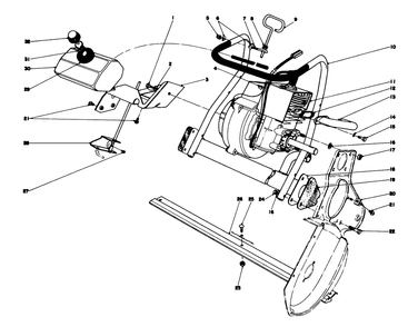 Engine Assembly Diagram and Parts List for 31506 6000001 - 6999999 Toro Snow Blower