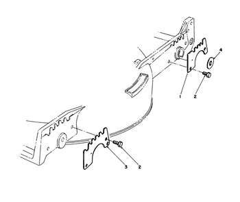 Wear Plate Kit Model No. 49-4080 (Optional) Diagram and Parts List for 20526 8000001 - 8999999 Toro Lawn Mower