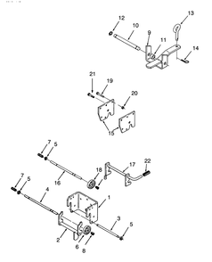 Hitches Diagram and Parts List for 73320 3900001 - 3999999 Toro Lawn Tractor