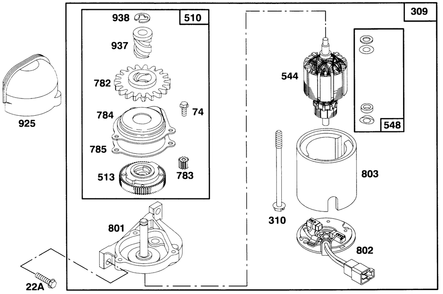 Engine Gts-150 Diagram and Parts List for 20928BC 49000001 - 49999999 Toro Lawn Mower