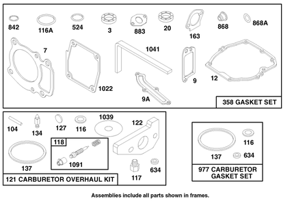 Engine Gts 150 Diagram and Parts List for 20464 7900001 - 7999999 Toro Lawn Mower