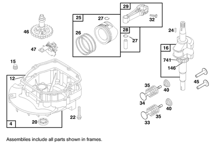 Engine Briggs & Stratton Model 12f802-1787-E1 Diagram and Parts List for 20803 9900001 - 9999999 Toro Lawn Mower