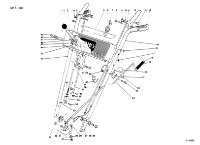 Part Location Diagram of 66-6880 Toro DISCONTINUED