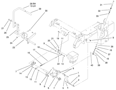 Part Location Diagram of E632193 Toro DISCONTINUED