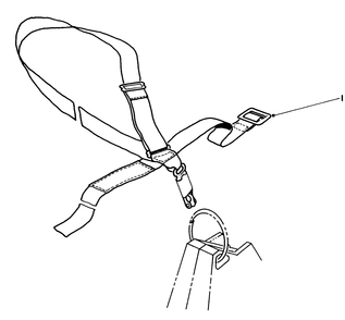 Deluxe Harness No. 46-2960 (Optional) Diagram and Parts List for 51644 5000001 - 5999999 Toro Trimmer