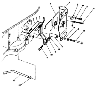 Governor Assembly Diagram and Parts List for 30165 3900001 - 3999999 Toro Lawn Tractor Accessories