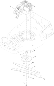 Part Location Diagram of 145-5681 Toro Fan-Motor