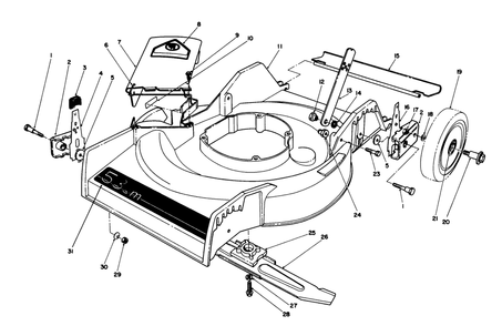 Housing Assembly Diagram and Parts List for 16585 9000001 - 9999999 Toro Lawn Mower