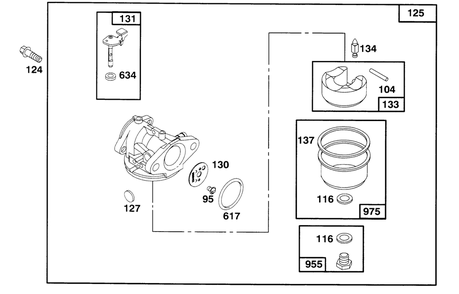 Engine Briggs & Stratton Model 12f802-0667-01 Diagram and Parts List for 20914B 69000001 - 69999999 Toro Lawn Mower