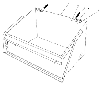 Leaf Bag Model 59123 (For Use On Twin Bagger Grass Catcher) (Optional) Diagram and Parts List for 57360 3000001 - 3999999 Toro Lawn Tractor