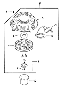 Starting System-Engine Kohler Model No. Cv1 4t-1412 Diagram and Parts List for 30114 1000001 - 1999999 Toro Lawn Tractor Accessories