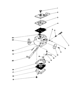 Part Location Diagram of 45-2790 Toro Choke Valve