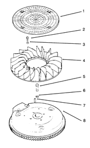 Part Location Diagram of 5202536 Toro Flywheel