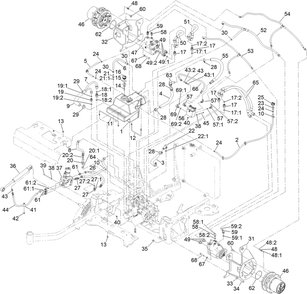 Part Location Diagram of 237-166 Toro O-Ring