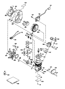Engine Tecumseh Model No. Hsk600 Type 1659-R (Model No. 38190 Only) Diagram and Parts List for 38191 3900001 - 3999999 Toro Snow Blower