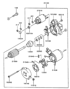 Starter Diagram and Parts List for 74214 (220000001-220999999)(2002) Toro Lawn Mower
