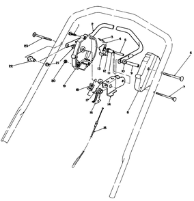 Control Assembly Diagram and Parts List for 20584C 9000001 - 9999999 Toro Lawn Mower