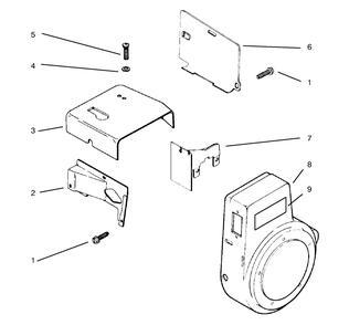 Baffles And Shrouds Diagram and Parts List for 73402 7900001 - 7999999 Toro Lawn Tractor