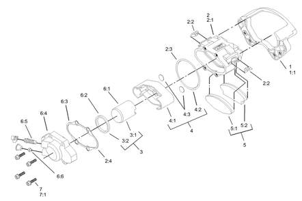 Right Hand Caliper Assembly No. 104-6802 Diagram and Parts List for 12004 230000001 - 230999999 Toro Lawn Tractor