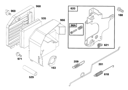 Engine Gts 150 Diagram and Parts List for 20923B 69000001 - 69999999 Toro Lawn Mower