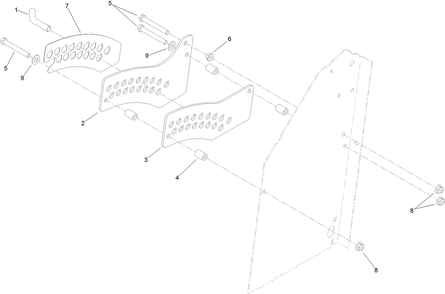 Part Location Diagram of 114-2754 Lawn Boy Spacer