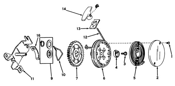 Rewind Starter N0. 590450a Diagram and Parts List for 20440 5000001 - 5999999 Toro Lawn Mower