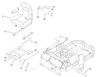 Part Location Diagram of 1-632187-03 Toro DISCONTINUED
