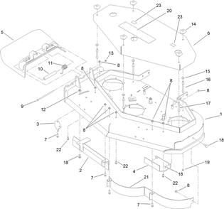 Part Location Diagram of 103-2076 Toro Decal-caution