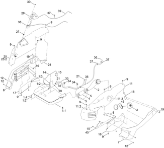 Fuel Pod Assembly Diagram and Parts List for 77506 417157481 - 417359999 Toro Lawn Tractor
