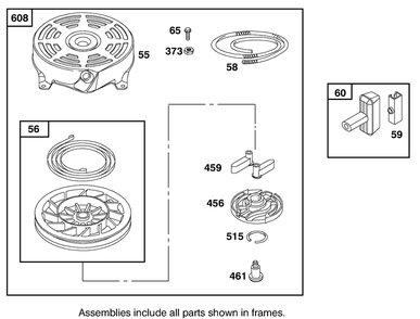 Engine Briggs & Stratton Model 12h802-1766-E1 Diagram and Parts List for 20490 8900001 - 8999999 Toro Lawn Mower