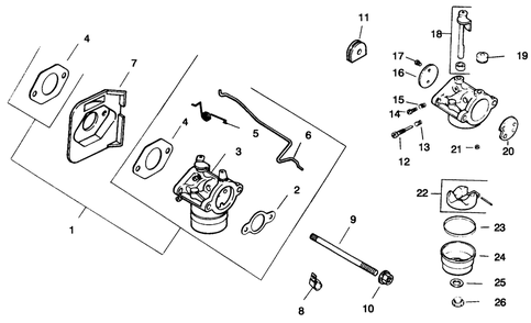 Fuel System-Engine Kohler Model No. Cv12.5t-1254 Diagram and Parts List for 30157 490001 - 499999 Toro Lawn Tractor Accessories