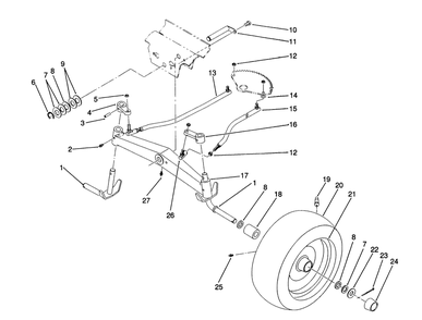 Part Location Diagram of 78-7960 Toro DISCONTINUED