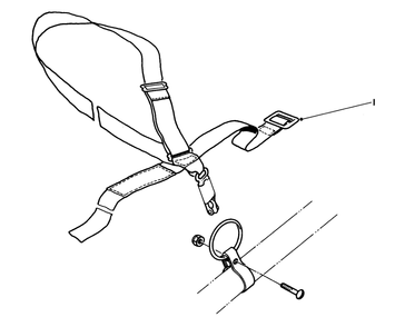 Deluxe Harness No. 46-2960 (Optional) Diagram and Parts List for 51604 3000001 - 3999999 Toro Trimmer