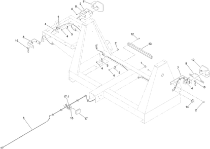 Part Location Diagram of 125-8698 Toro Light-Identification, Trailer