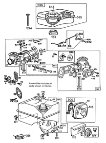Part Location Diagram of 397457 Toro Carburetor Assembly
