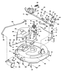 Part Location Diagram of 79-6310 Toro Deck-Mower