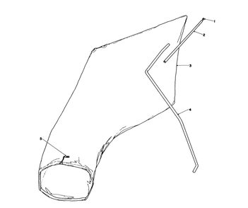 Giant Bagging Kit No. 29-9750 (Optional) Diagram and Parts List for 16580 4000001 - 4999999 Toro Lawn Mower