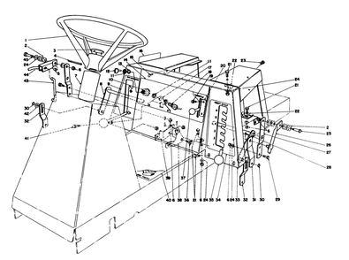 Steering Wheel & Linkage Assembly Diagram and Parts List for 56145 8000001 - 8999999 Toro Lawn Tractor