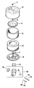 Air Intake-Engine Kohler Model No. Mv16s-Type 56511 Diagram and Parts List for 30117 1000001 - 1999999 Toro Lawn Tractor Accessories