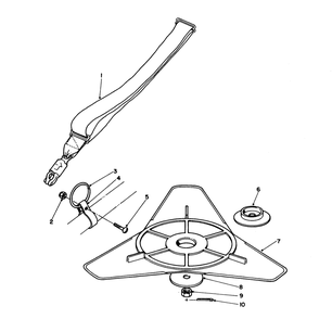 Accessory Kit No. 44-9870 (Optional) Diagram and Parts List for 51606 2000001 - 2999999 Toro Trimmer