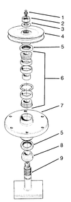 Part Location Diagram of 61-460 Toro Housing-Spindle