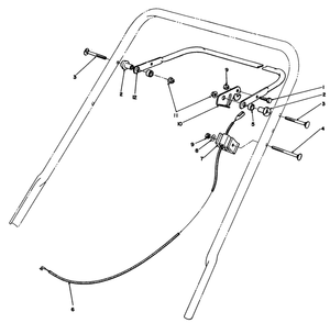 Traction Control Assembly Diagram and Parts List for 20215 2000001 - 2999999 Toro Lawn Mower