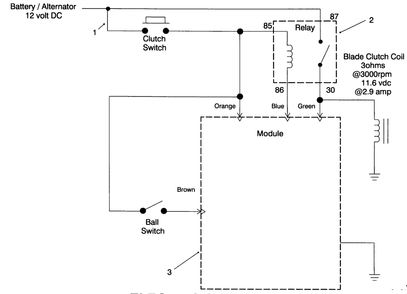 Electric Schematic Diagram and Parts List for 30165 4900001 - 4999999 Toro Lawn Tractor Accessories