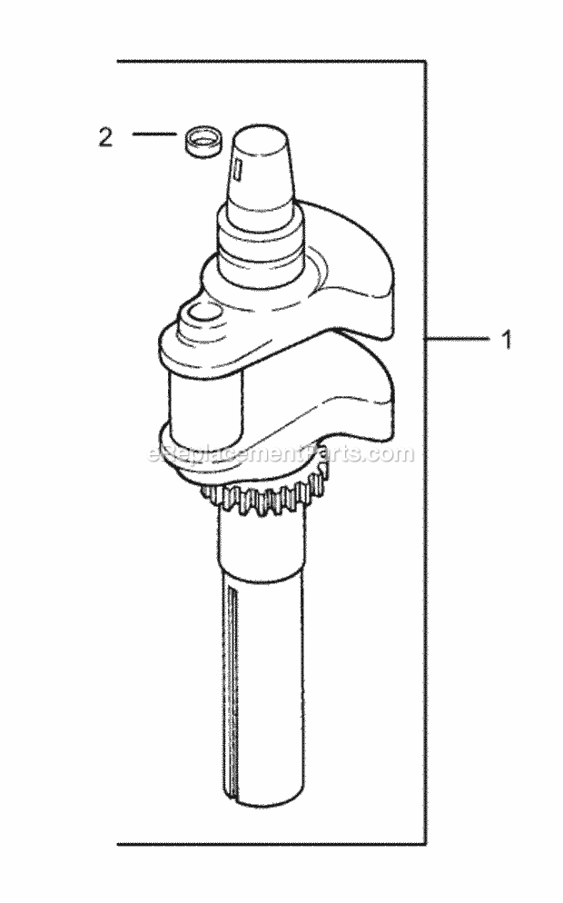 Crankshaft Assembly Kohler Cv20s Pro 65593 Diagram and Parts List for 74177 230000001-230007000 Toro Lawn Mower