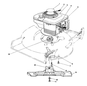 Engine Assembly Diagram and Parts List for 20216 1000001 - 1999999 Toro Lawn Mower