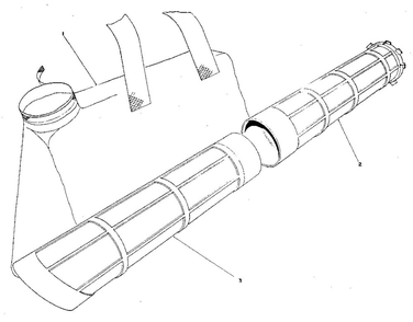 Rakeovac Bagging Kit Diagram and Parts List for 51525  Toro Leaf Blower / Vacuum