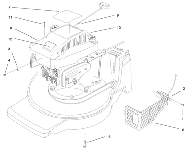 Engine Assembly Diagram and Parts List for 20914 9900001 - 9999999 Toro Lawn Mower