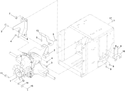 Part Location Diagram of 145-1657-03 Toro Bracket-Hydro, Weld Assembly